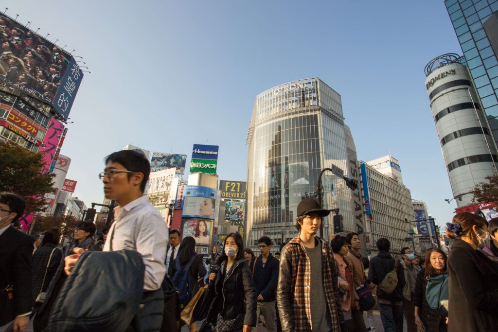 日本的な経営を象徴する街角写真