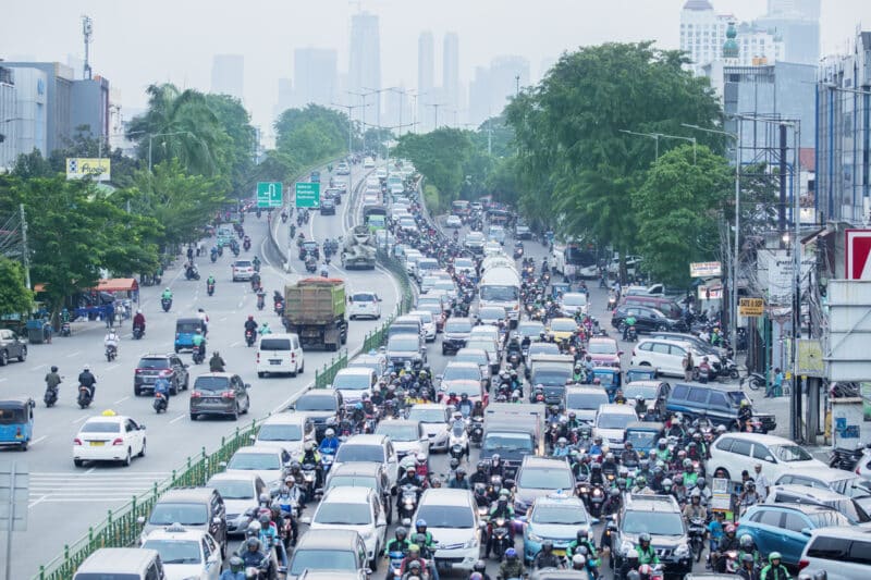 JAKARTAの交通渋滞はアジアで最悪レベル